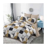 Cumpara ieftin Lenjerie de Pat Bumbac Finet 6 Piese cu Elastic - DNA144