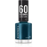 Rimmel 60 Seconds Super Shine lac de unghii culoare 103 Emerald 8 ml