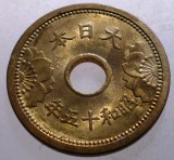 B.662 JAPONIA HIROHITO 5 SEN 1940 XF/AUNC