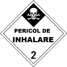 Placuta cu pericol de inhalare clasa 2 adr foto
