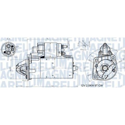 Electromotor Ford Galaxy 2 (Wa6), Mondeo 4 (Ba7), S-Max (Wa6), 1.8 TDCi, MAGNETI MARELLI foto