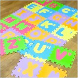 Cumpara ieftin Covor puzzle cu litere, educativ, 26 piese, termic