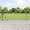 Gard Hexagonal vidaXL Verde 0,6x10 m Oțel