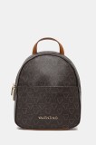 Valentino Bags rucsac culoarea maro, mic, cu imprimeu, VBS8GT20