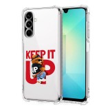 Husa antisoc pentru samsung galaxy a26, airbag pro, clear, keep it up