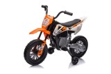 AIYAPLAY Motocicletă Electrică pentru Copii 3-6 Ani, 2 Motoare, Roți Detașabile și Sunete Portocaliu | Aosom Romania