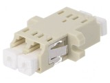 Conector fibră optică duplex multimod MM LC