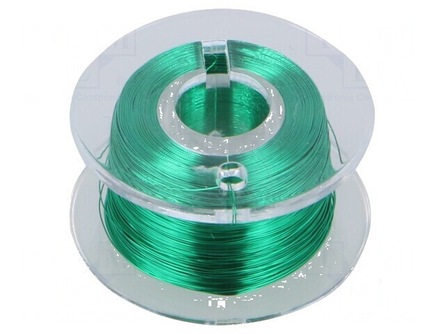 S&acirc;rmă de cupru argintată verde 100m