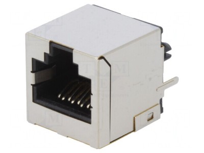 Soclu RJ45 8P8C Cat 6a Ecranat Drept foto