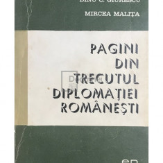 Virgil Cândea - Pagini din trecutul diplomației românești (editia 1966)