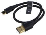 Cablu USB 2.0 VENTION USB A la USB C aurit 0,25m negru 60W