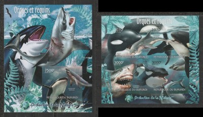 Burundi 2012 - Orci si Rechini S/S 1v + M/S 1v IMPERF MNH foto