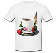 Tricou &amp;quot; Coffee Londra &amp;quot; foto