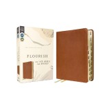 Flourish: The NIV Bible for Women, Leathersoft, Brown, Thumb Indexed, Comfort Print