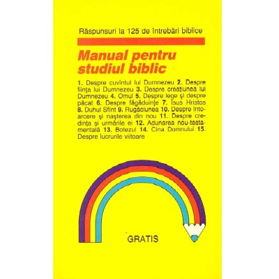 - Manual pentru studiul biblic - 137038 foto