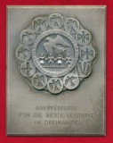 Plachetă &icirc;nt&acirc;lnirea internaţională a şoimilor roşii 1950 Austria