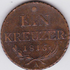 2. Austria 1 Kreuzer Creitar Krajczar 1816 A Viena