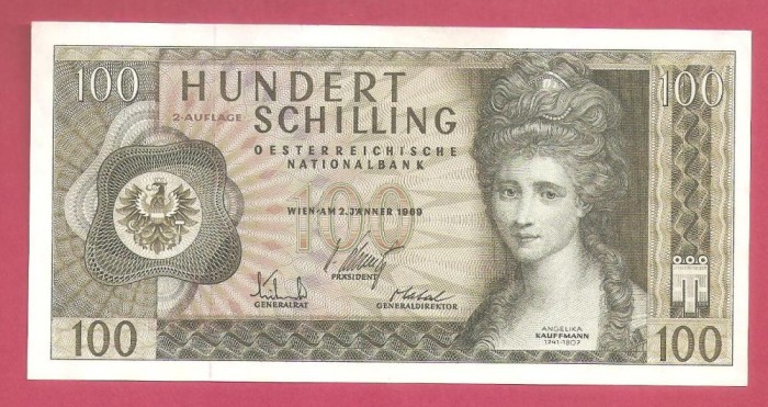 AUSTRIA 100 SHILLING / 1969.