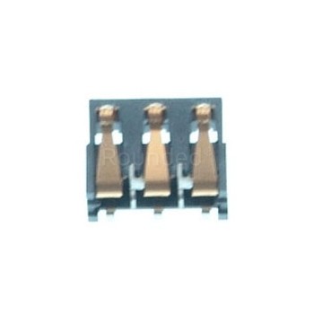 Nokia 6300, conector baterie P3 Pin foto