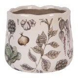 Cumpara ieftin Ghiveci flori ceramica multicolora Legume 14x12 cm