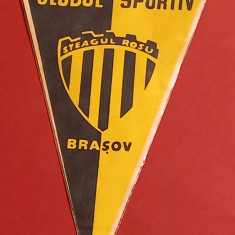 Fanion (model vechi) fotbal - CS "STEAGUL ROSU" BRASOV