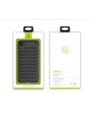 Husa Usams Yun Series iPhone XR Neagra foto