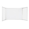 Tabla magnetica triptica alba 120 x 400 cm, premium, VISUAL