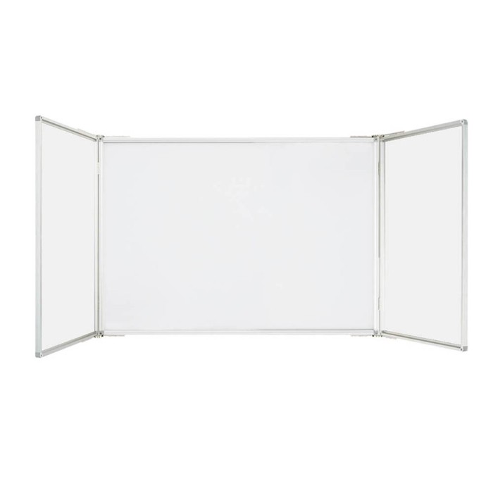 Tabla magnetica triptica alba 120 x 400 cm, premium, VISUAL