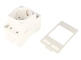 Soclu E 250VAC 16A IP20 Panou Furcă 6mm 62mm
