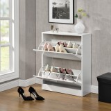 Pantofar Sykkylven 81x63x24 cm alb [en.casa] HausGarden Leisure, [en.casa]