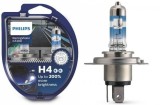 Bec H4 PHILIPS 99ZB400P, 12V; 60/55W; RacingVision GT200; cu pana 200% mai multa lumina; P43t; ECE, 2 buc.