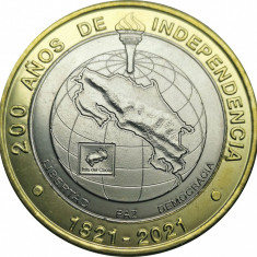 Costa Rica 500 Colones 2021 (Bicentenary of Independence) 28 mm KM-New UNC !!!