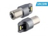 Set 2 Becuri LED P21W BA15s 12V/24V, 6500K, Alb Rece, CANBUS - Pozitie, Stop, Marsarier, Semnalizare, Interior