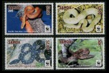 SAMOA 2015 - Fauna, Serpi / serie completa MNH