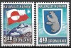 C5619 - Groenlanda 1989 - 2v,neuzat,perfecta stare, Nestampilat