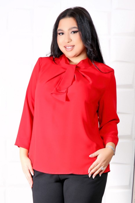 Bluza Eleganta Roma Rosu - 44Marimea