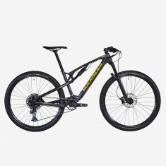 Bicicletă MTB cross country XC 500 S Cadru carbon și aluminiu Gri