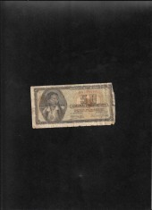 Grecia 50 drahme drachmai 1943 seria181161 uzata