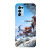 Husa compatibila cu Oppo A54 5G, Viceversa, model Aloy Fight Scene Horizon, Silicon, TPU, Transparent, Carcasa