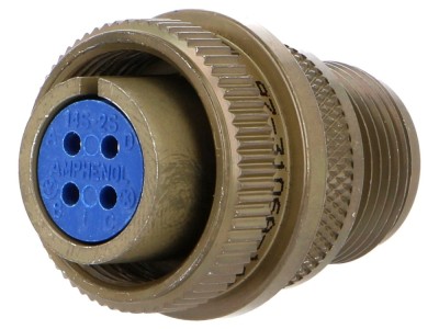 Conector circular 14S, 4 pini, mamă foto