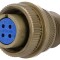 Conector circular 14S, 4 pini, mamă