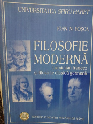 Ioan N. Rosca - Filosofie moderna (2007) foto