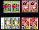 A11 TX10 5 - 1992 - JO de vara Barcelona - perechi de doua timbre, Sport, Nestampilat