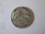 Australia 1 Florin 1946 argint cu patina frumoasa,diam.=28 mm,greut.=11 gr, Australia si Oceania