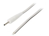 Cablu Alimentare DC Alb 0,5m 2x0,5mm2