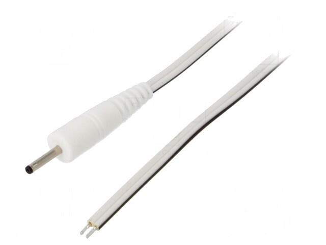 Cablu Alimentare DC Alb 0,5m 2x0,5mm2
