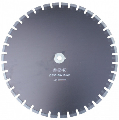Disc DiamantatExpert pt. Caramida, Poroton, Mat. Constructii 650x60 (mm) Profesional Standard - DXDY.CP15.650.60 foto