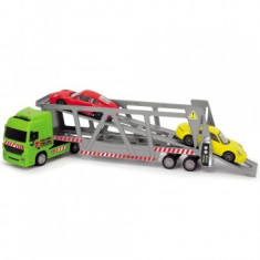 Camion Joaca Dickie Toys cu trailer si 2 masini Porsche foto
