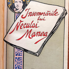 Insemnarile lui Neculai Manea si Apa mortilor. Minerva, 1907-1911 - M. Sadoveanu