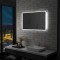 vidaXL Oglindă cu LED pentru perete de baie, 100 x 60 cm 144728